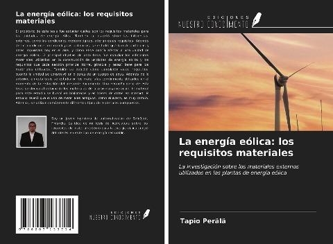 La energía eólica: los requisitos materiales