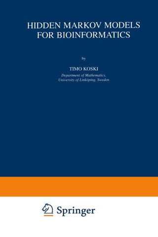 Hidden Markov Models for Bioinformatics