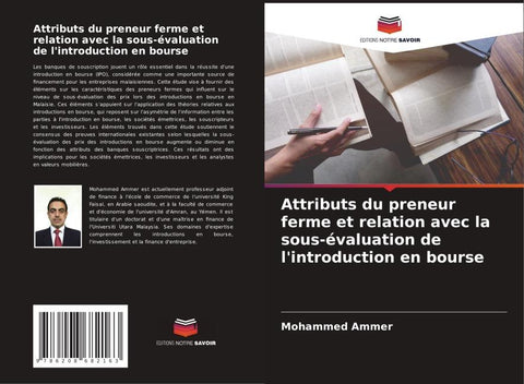 Attributs du preneur ferme et relation avec la sous-évaluation de l'introduction en bourse