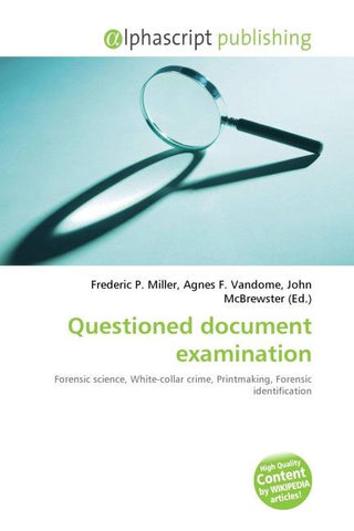 Questioned document examination
