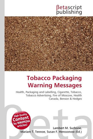 Tobacco Packaging Warning Messages