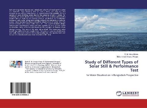 Study of Different Types of Solar Still & Performance Test