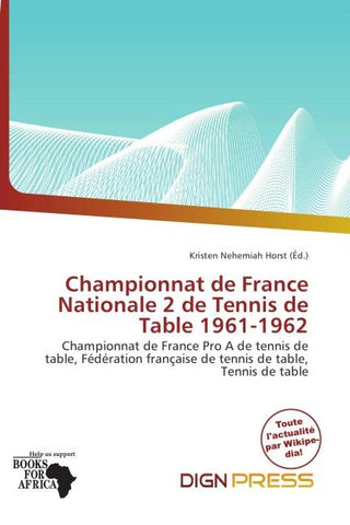 Championnat de France Nationale 2 de Tennis de Table 1961-1962