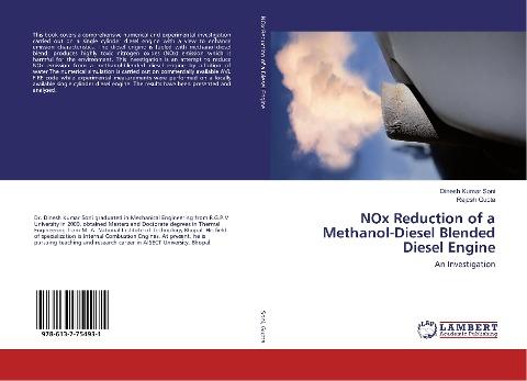 NOx Reduction of a Methanol-Diesel Blended Diesel Engine