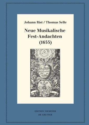 Neue Musikalische Fest-Andachten (1655)