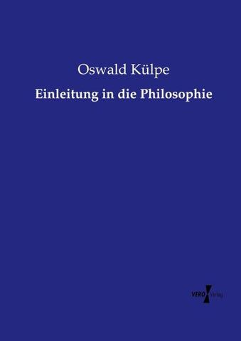 Einleitung in die Philosophie