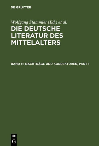 Nachträge und Korrekturen