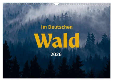 Im Deutschen Wald (Wandkalender 2026 DIN A3 quer), CALVENDO Monatskalender