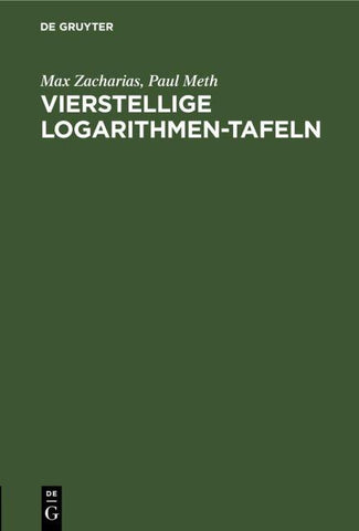 Vierstellige Logarithmen-Tafeln