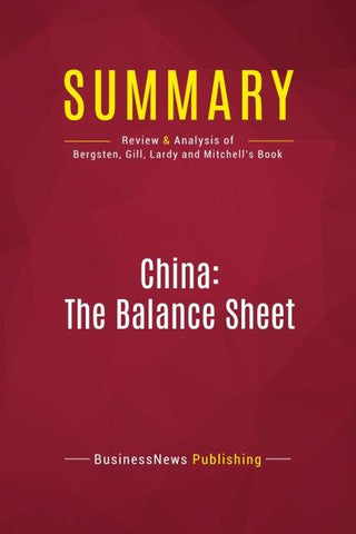 Summary: China: The Balance Sheet