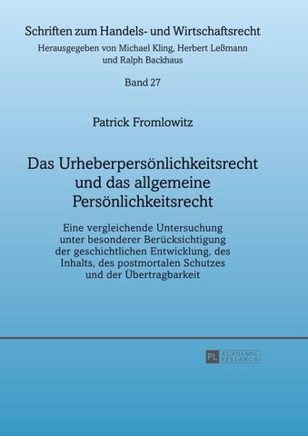 Das Urheberpersönlichkeitsrecht und das allgemeine Persönlichkeitsrecht