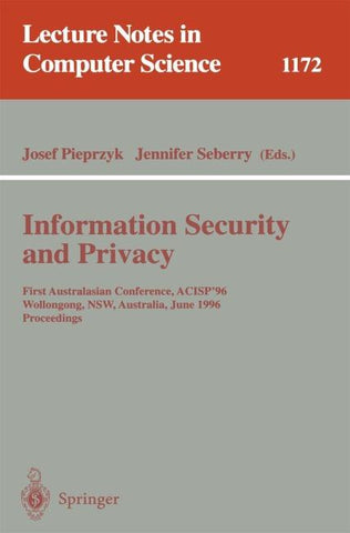 Information Security and Privacy