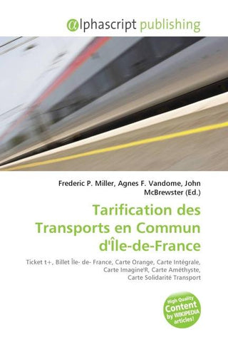 Tarification des Transports en Commun d'Île-de-France