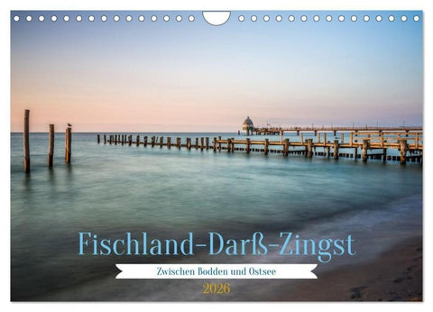 Fischland-Darß-Zingst - Zwischen Bodden und Ostsee (Wandkalender 2026 DIN A4 quer), CALVENDO Monatskalender
