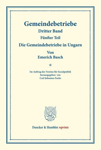 Die Gemeindebetriebe in Ungarn.