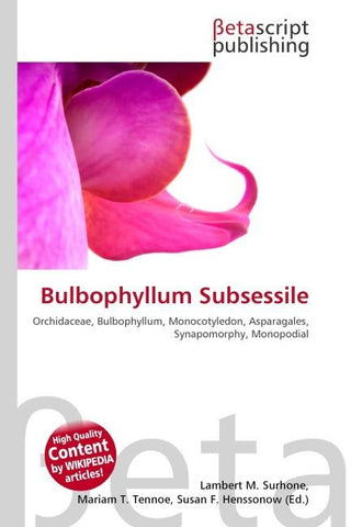 Bulbophyllum Subsessile