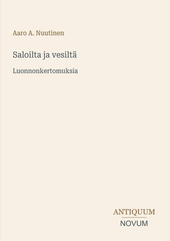 Saloilta ja vesiltä