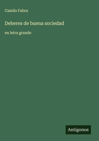 Deberes de buena sociedad