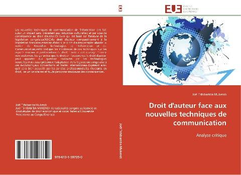 Droit d'auteur face aux nouvelles techniques de communication