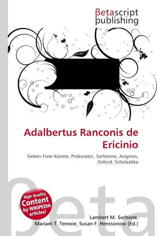 Adalbertus Ranconis de Ericinio