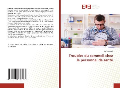 Troubles du sommeil chez le personnel de santé