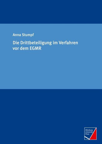 Die Drittbeteiligung im Verfahren vor dem EGMR