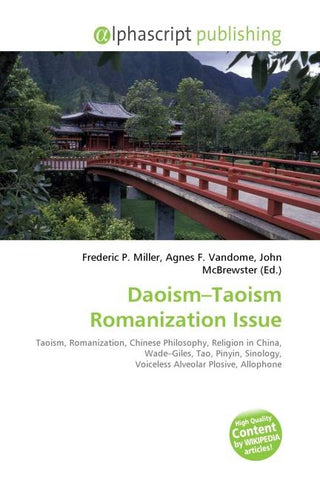 Daoism-Taoism Romanization Issue