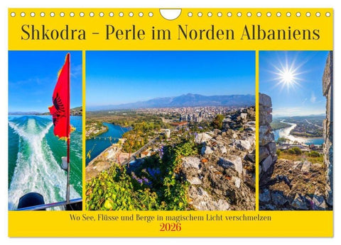 Shkodra – Perle im Norden Albaniens (Wandkalender 2026 DIN A4 quer), CALVENDO Monatskalender