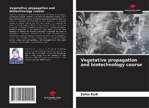Vegetative propagation and biotechnology course