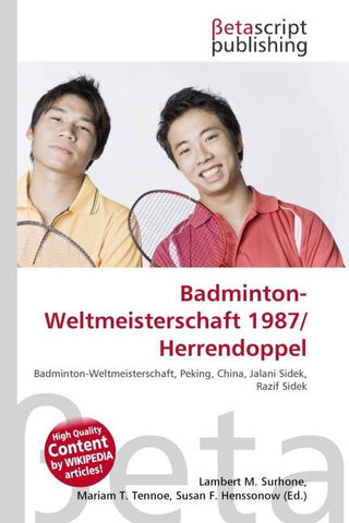 Badminton-Weltmeisterschaft 1987/Herrendoppel