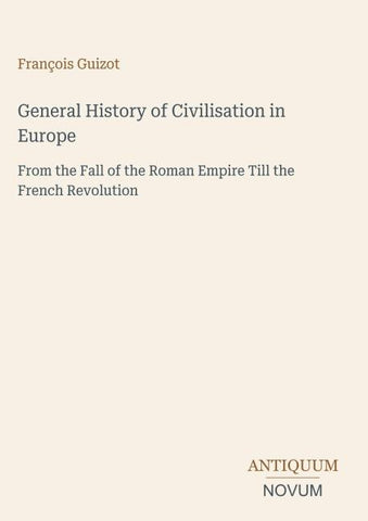 General History of Civilisation in Europe