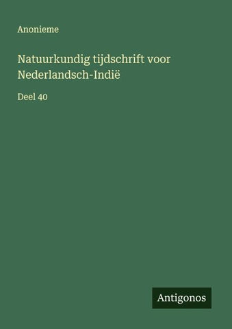 Natuurkundig tijdschrift voor Nederlandsch-Indië