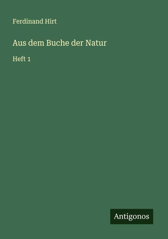 Aus dem Buche der Natur