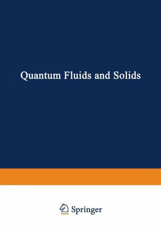 Quantum Fluids and Solids