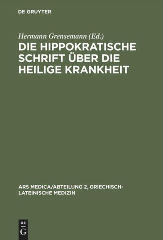 Die hippokratische Schrift Über die heilige Krankheit