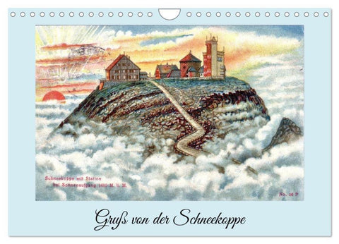 Gruß von der Schneekoppe (Wandkalender 2026 DIN A4 quer), CALVENDO Monatskalender