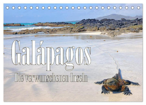 Galápagos - Die verwunschenen Inseln (Tischkalender 2026 DIN A5 quer), CALVENDO Monatskalender