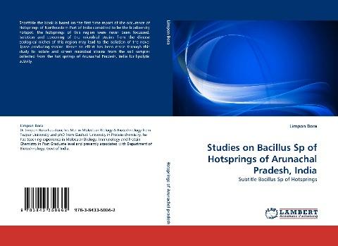 Studies on Bacillus Sp of Hotsprings of Arunachal Pradesh, India