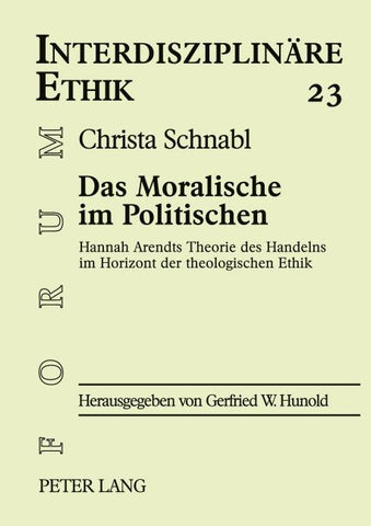 Das Moralische im Politischen