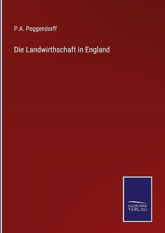 Die Landwirthschaft in England