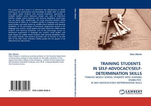 TRAINING STUDENTS  IN SELF-ADVOCACY/SELF-DETERMINATION SKILLS