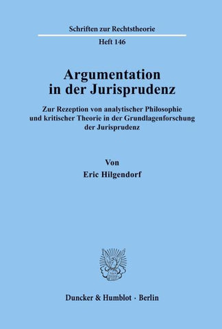 Argumentation in der Jurisprudenz.