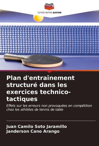 Plan d'entraînement structuré dans les exercices technico-tactiques