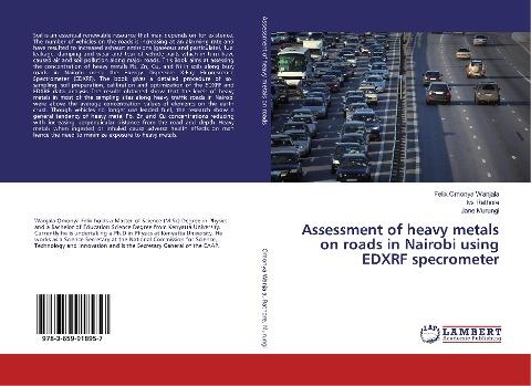 Assessment of heavy metals on roads in Nairobi using EDXRF specrometer