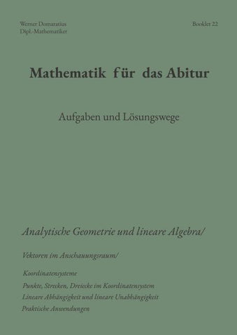 Mathematik für das Abitur