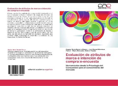 Evaluación de atributos de marca e intención de compra:e-encuesta