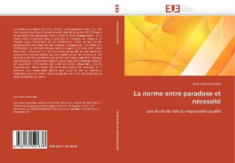La norme entre paradoxe et nécessité