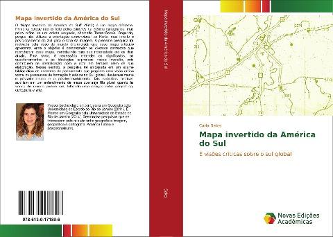 Mapa invertido da América do Sul