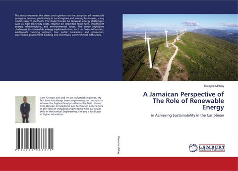 A Jamaican Perspective of The Role of Renewable Energy