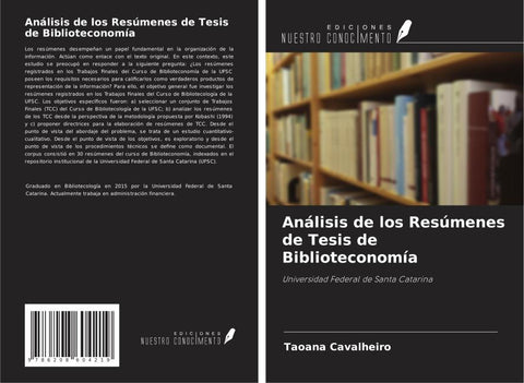 Análisis de los Resúmenes de Tesis de Biblioteconomía